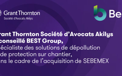 Grant Thornton Société d’Avocats Akilys a conseillé Best Group.